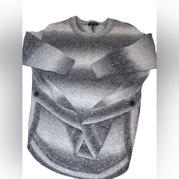 Liverpool Women's Ombré Black and White Gradient Sweater Size Large - Picture 5 of 11